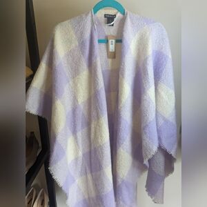Steve Madded Purple and White Pancho